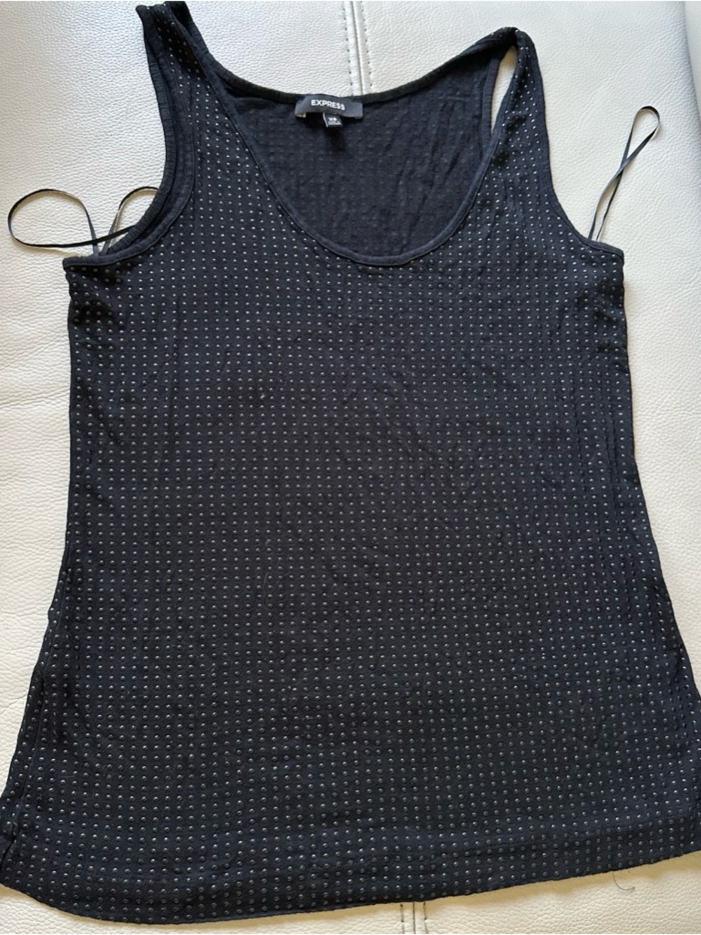 Express Black Studded Tank